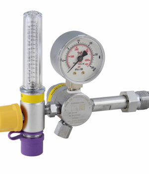 Regulador Econômico com Fluxômetro 0-15L/min Ar Comprimido